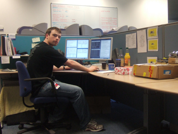My desk at Sun's Guillemont Park location